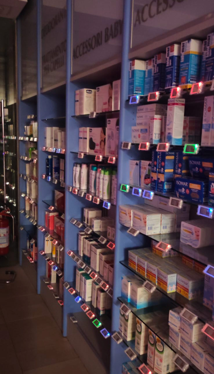 etichette elettroniche in farmacia